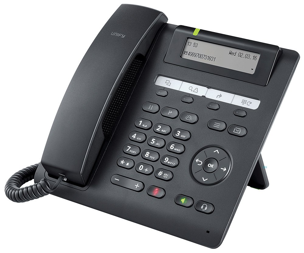 OpenScape CP205 SIP Desk Phone - Business VoIP Phone with HD Voice, Call Forwarding & 3-Way Conferencing - Ideal for Office, Home Office & Remote Work