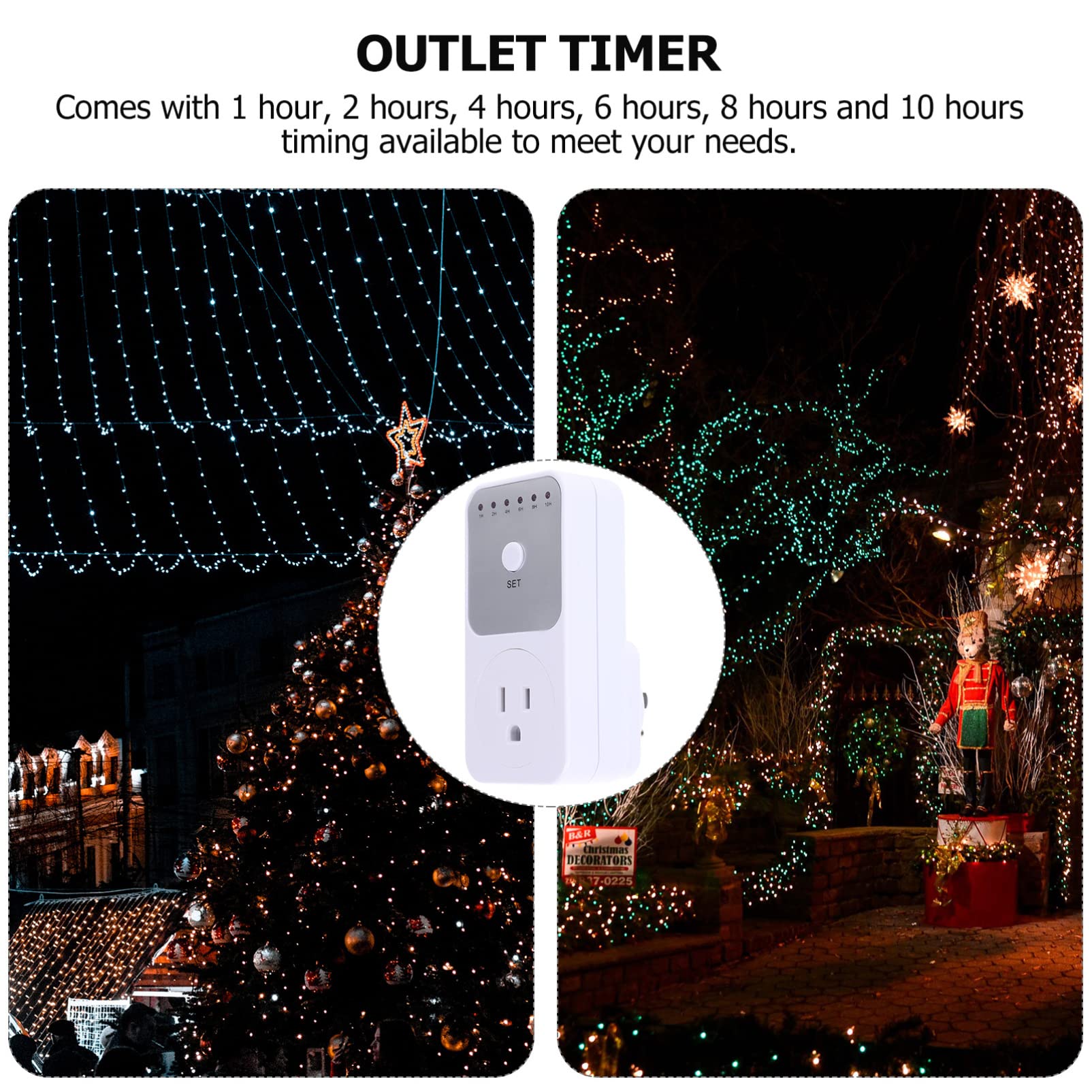 Smart Plug Timer Outlet - WiFi Enabled Electrical Timer for Lights, Appliances & Lamps | Indoor Use for Home Automation, Energy Savings & Convenience
