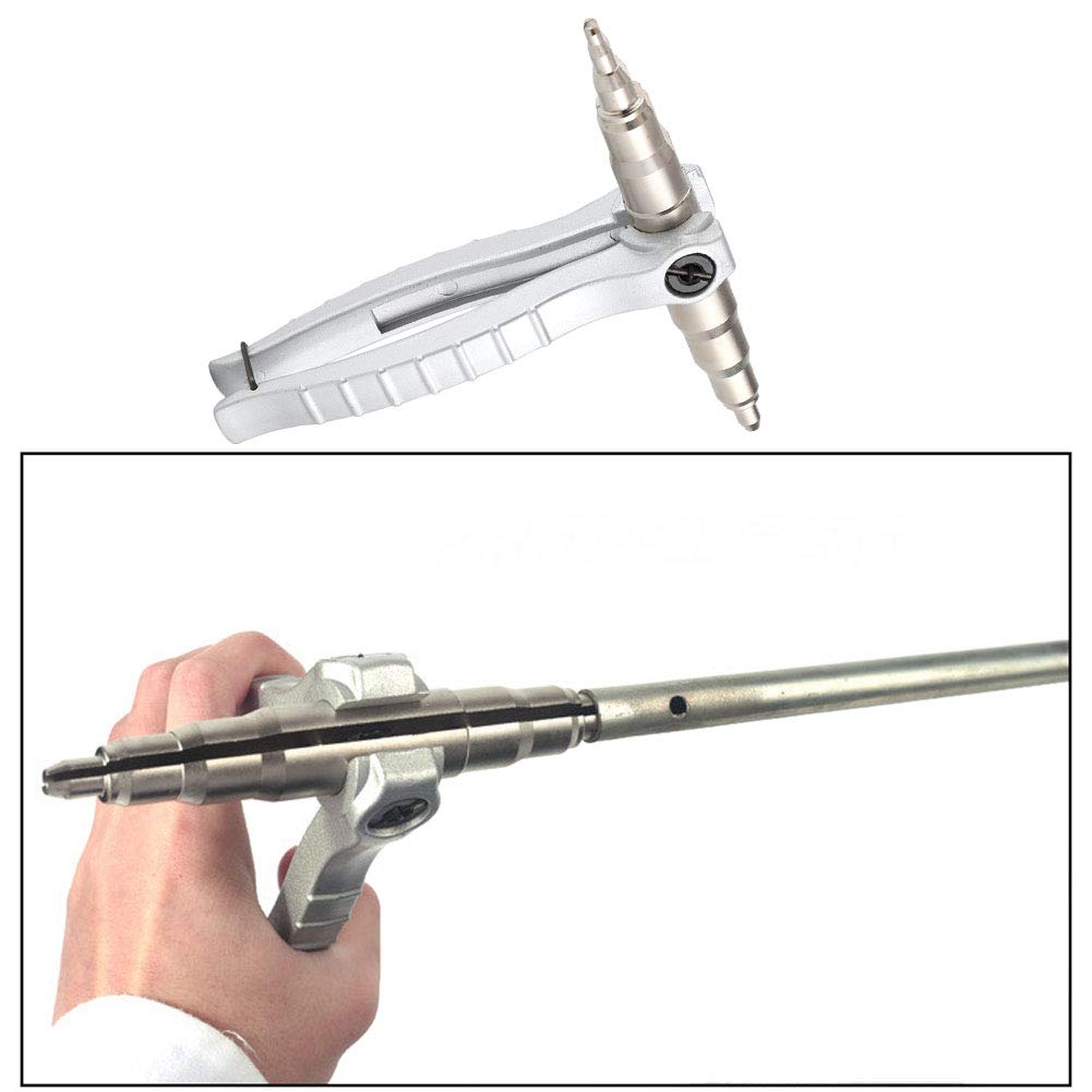 Yosoo Copper Pipe Tube Expander - Stainless Steel Mandrel Manual Expanding Tool for HVAC & Refrigeration Installation, Maintenance & Repair | AC Pipe Swaging Tool for Professional Technicians & DIY Home Projects