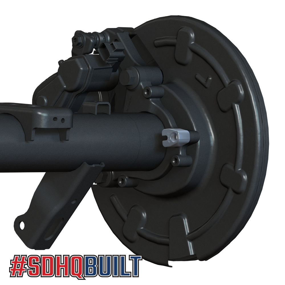 21-23 Ford Raptor SDHQ Built Billet Rear ABS Guards - Heavy Duty Off-Road Protection for F-150 Raptor Trucks (Perfect for Desert Racing & Rock Crawling)