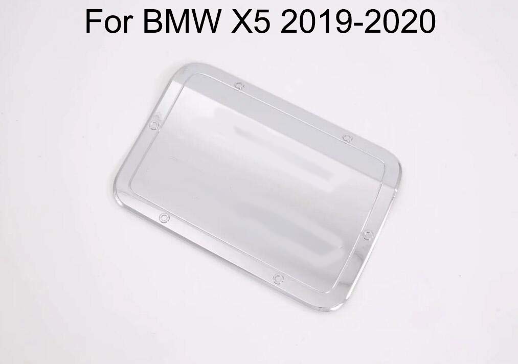 Chrome Fuel Tank Cap Cover & Gas Door Trim Emblem for BMW X5 2019-2020 - Durable Replacement Accessory for Car Exterior Protection & Style Enhancement