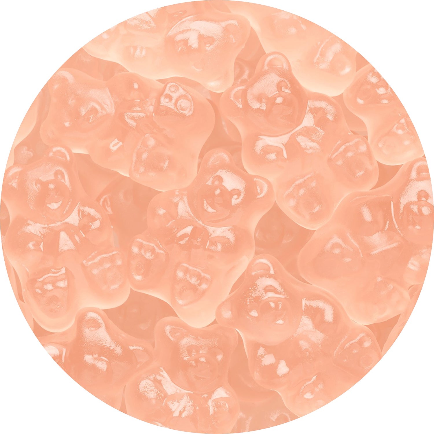Albanese Pink Grapefruit Gummy Bears - 5lb Bulk Bag | Sweet & Tangy Soft Candy for Parties, Movie Nights & Office Snacks