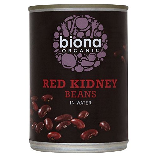 Biona Organic Red Kidney Beans 400g | Non-GMO, Gluten-Free, Vegan | Perfect for Chili, Salads & Healthy Cooking