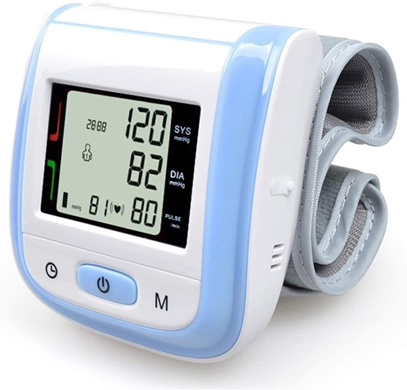 Accurate Upper Arm Blood Pressure Monitor with Large Cuff - Digital BP Machine for Home Use, Memory Function & Irregular Heartbeat Detection - Large LCD Display - Ideal for Daily Health Tracking & Hypertension Management