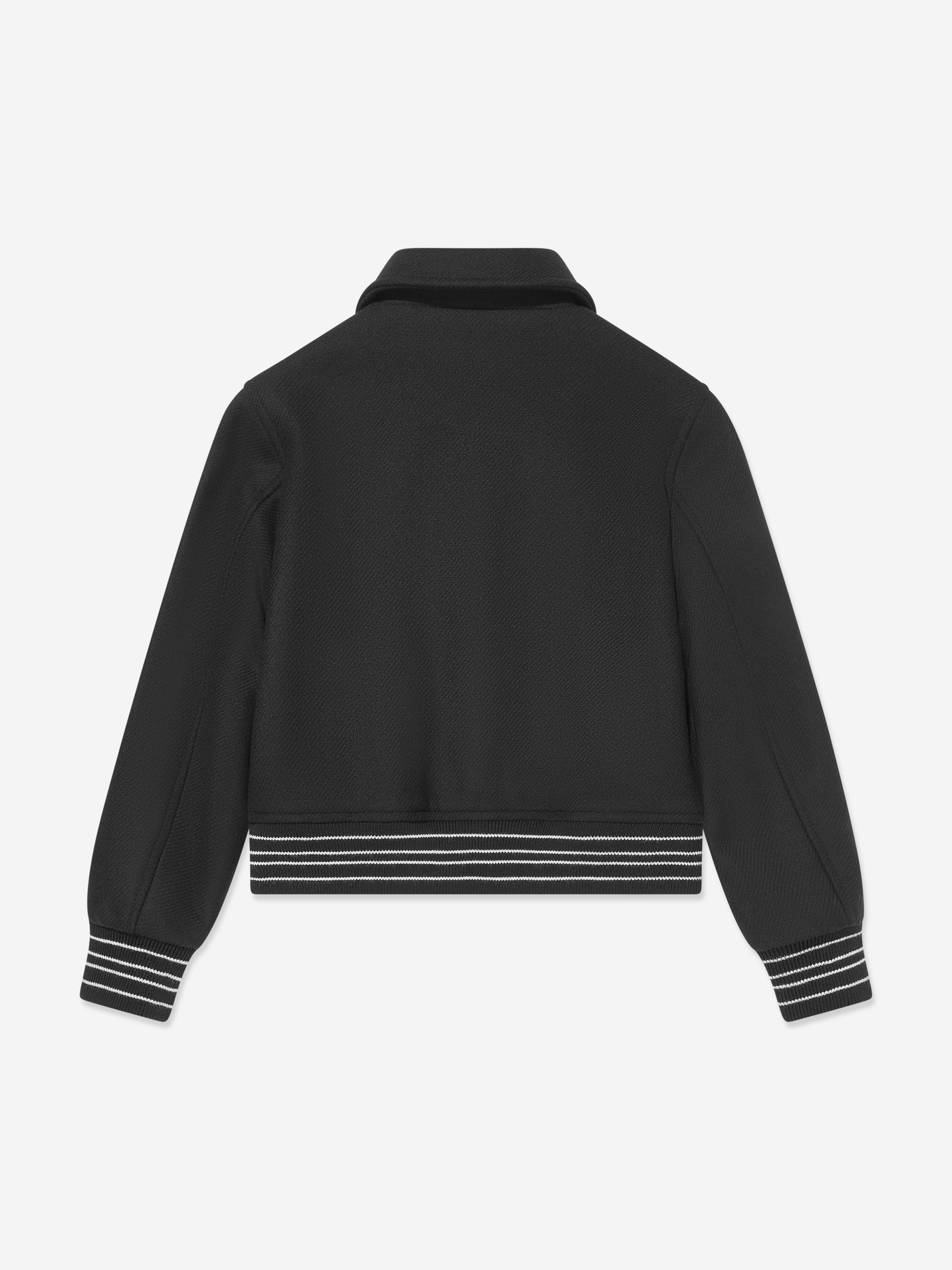 Amiri Kids Bones Jacket - Black Distressed Denim Jacket for Boys & Girls | Stylish Streetwear for School, Parties & Everyday Wear