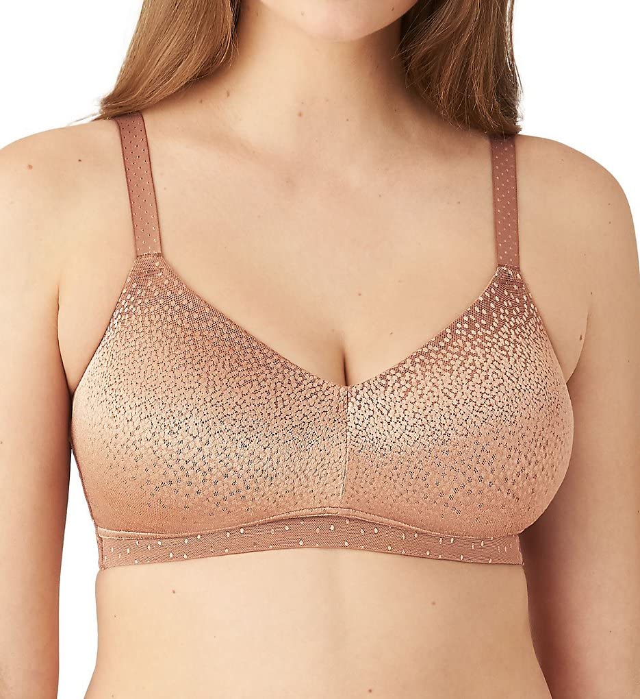 Wacoal Women's Plus Size Wirefree Bra - Comfortable Full Coverage Support for Everyday Wear | Perfect for Work, Yoga & Relaxation