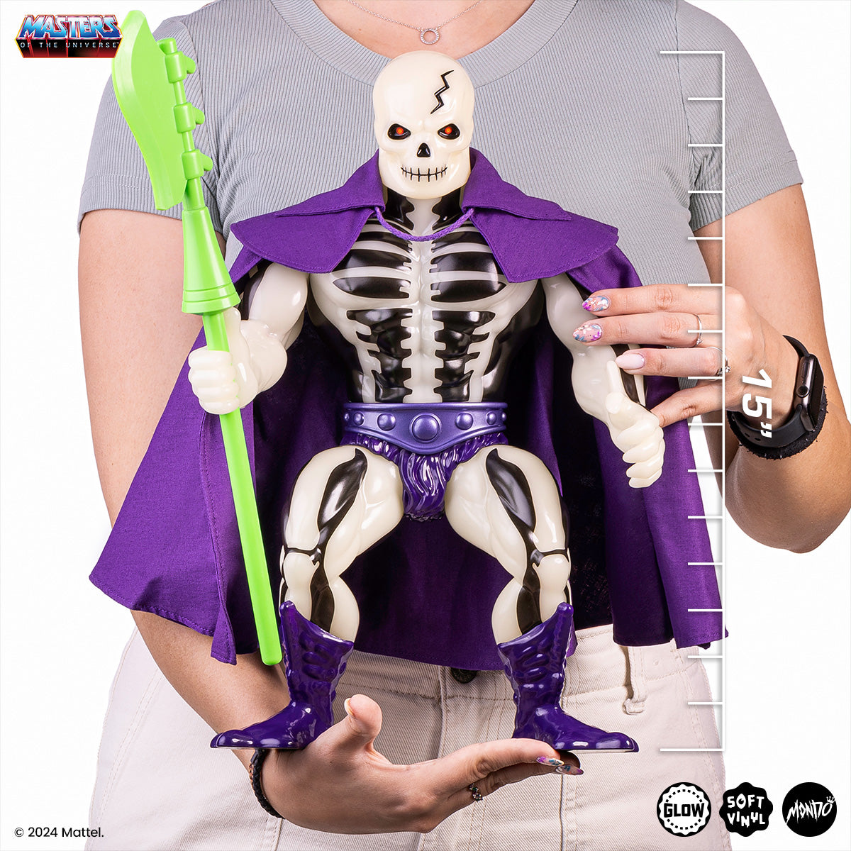 Masters of the Universe Scareglow Soft Vinyl Figure - Classic Variant Collectible Toy for Fans | Perfect for Display, Gifts, and He-Man Collections