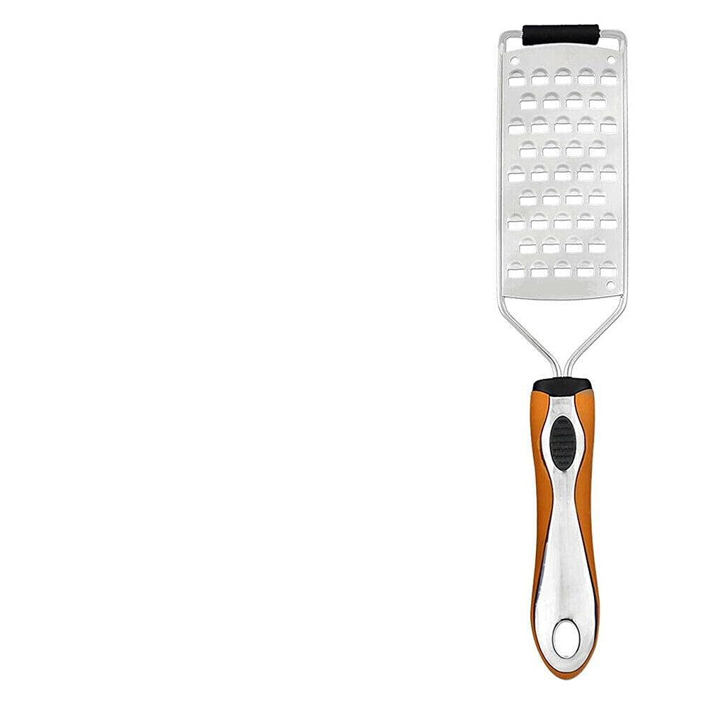 Premium Stainless Steel Coarse Grater with Soft Grip Handle - 11-in-1 Multi-Function Kitchen Tool for Cheese, Vegetables & Fruits - Perfect for Cooking, Baking & Meal Prep