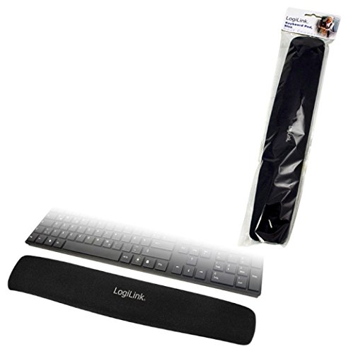 Ergonomic Gel Keyboard Wrist Rest - Black for Comfortable Typing