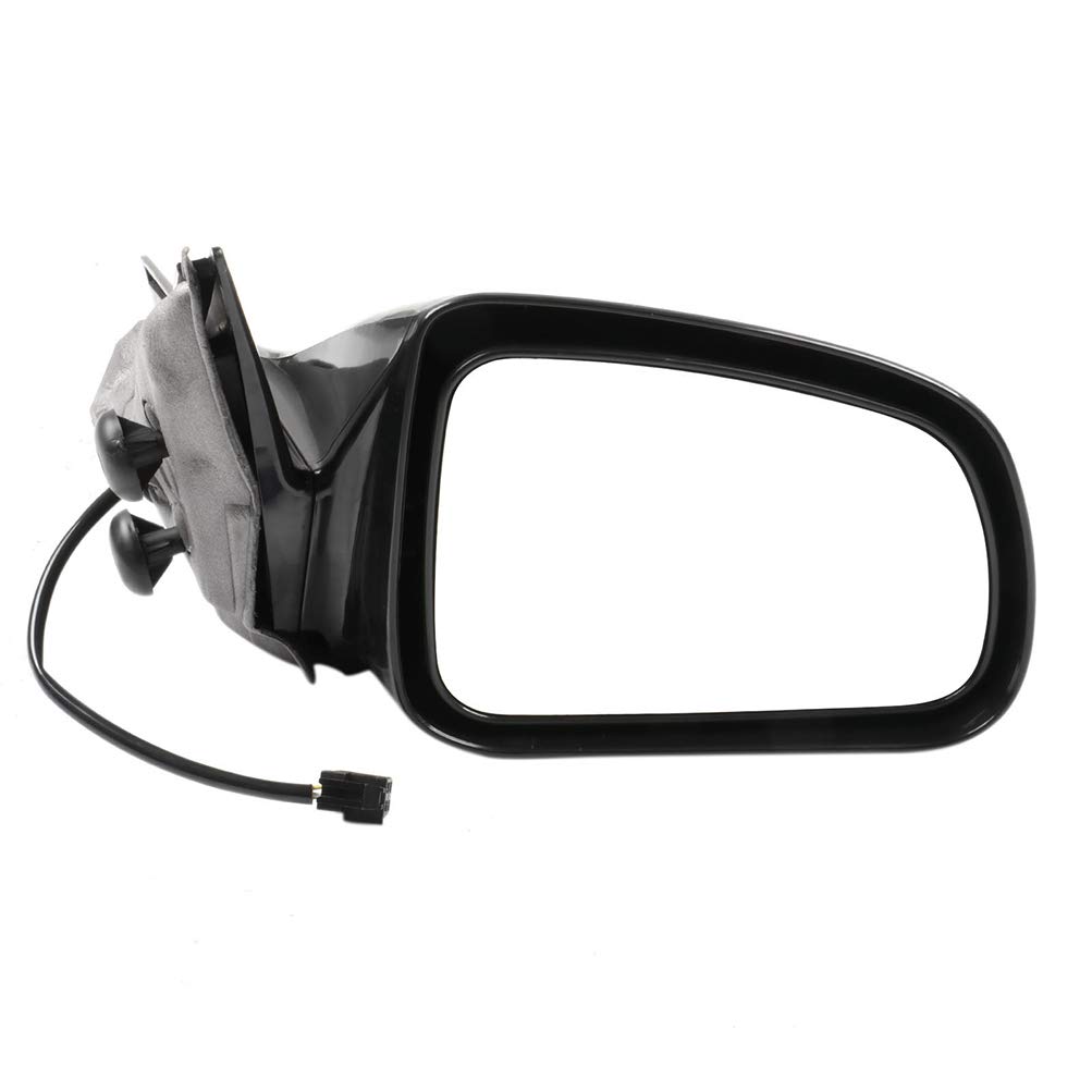 SCITOO Right Side View Mirror Replacement for 2004-2008 Pontiac Grand Prix - Passenger Side Heated Manual Folding Exterior Mirror (Black, GM1321279) - Perfect for Parking Assistance & Blind Spot Visibility