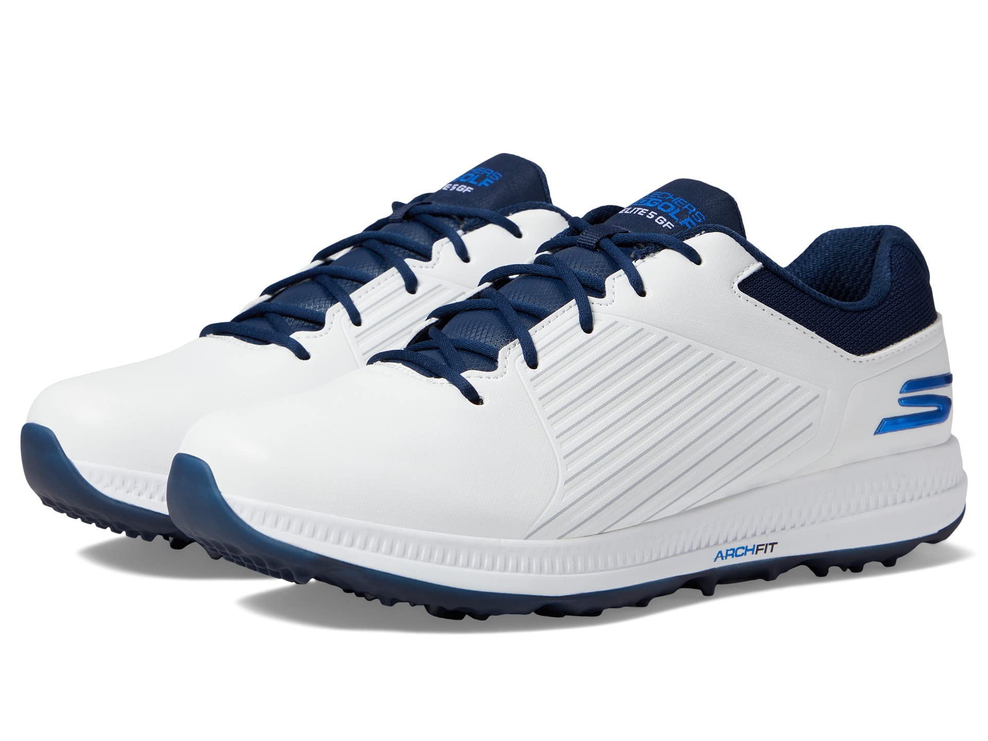 Skechers Men's Go Golf Elite 5 Golf Shoes - Lightweight Comfort Walking & Golf Sneakers for Men - Perfect for Golf Course, Driving Range & Casual Wear