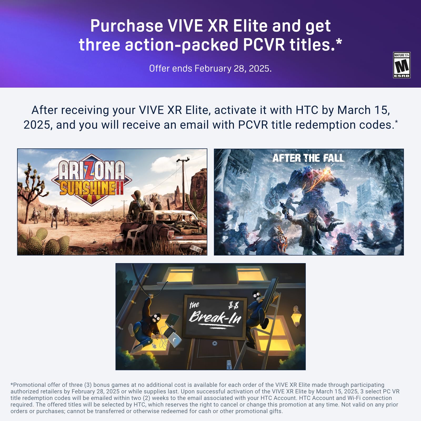 HTC Vive XR Elite VR Headset with Deluxe Pack - Wireless Mixed Reality & PC VR System with Motion Controllers & Starter Game Bundle for Immersive Gaming, Virtual Travel & Professional Training