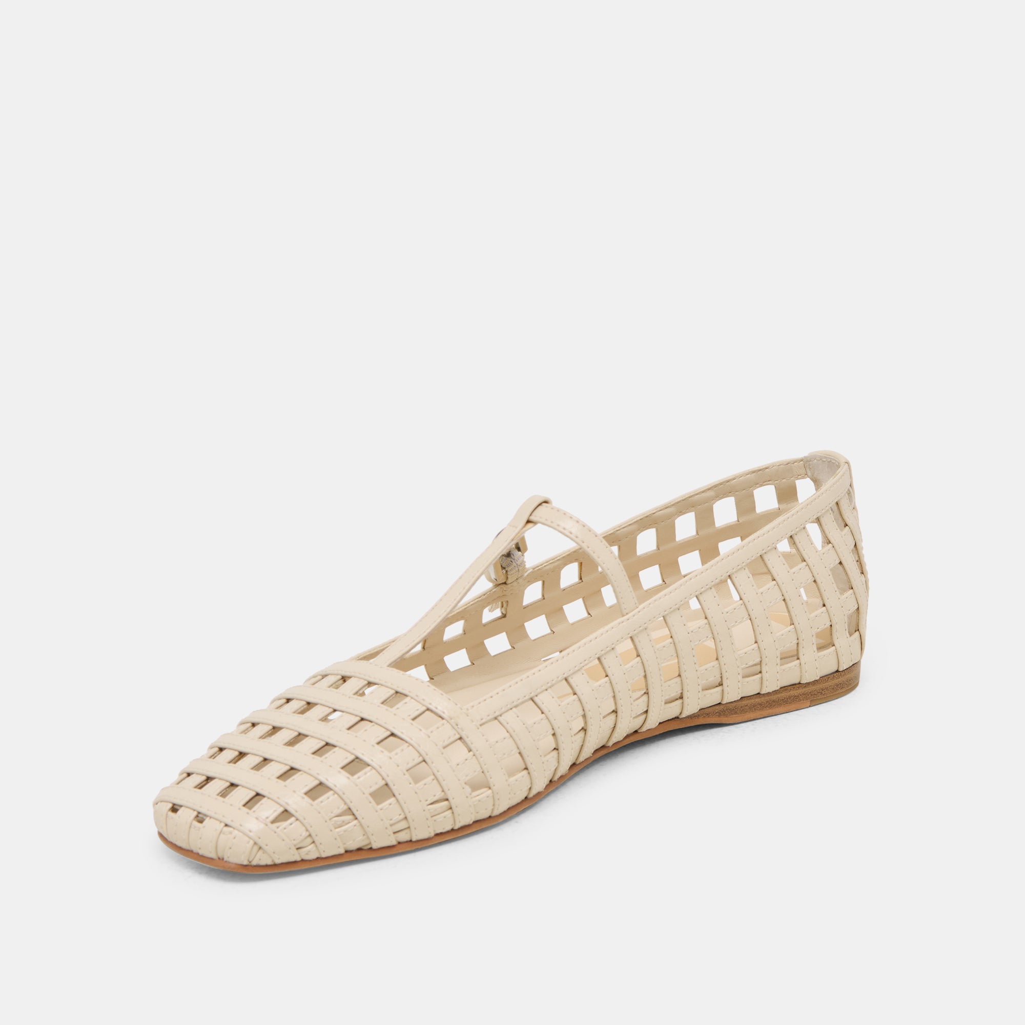 RAINS Ballet Flats for Women - Ivory Stella Comfortable Slip-On Shoes | Casual & Office Wear | Perfect for Walking, Work & Everyday Outfits
