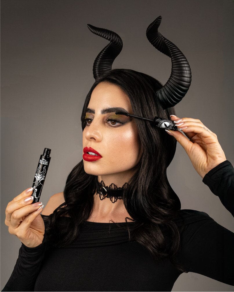 Waterproof Maleficent Mascara for Voluminous Lashes - Perfect for Halloween, Cosplay, and Themed Parties