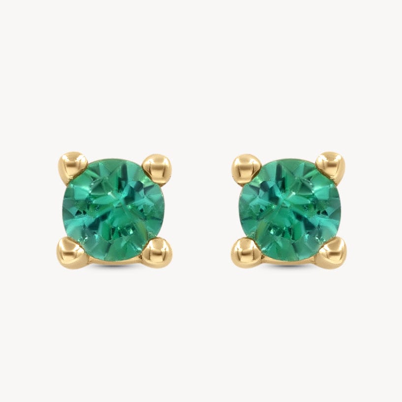 Birthstone Stud Earrings - Genuine Gemstone Jewelry for Women & Girls | Perfect for Gifts, Birthdays & Special Occasions