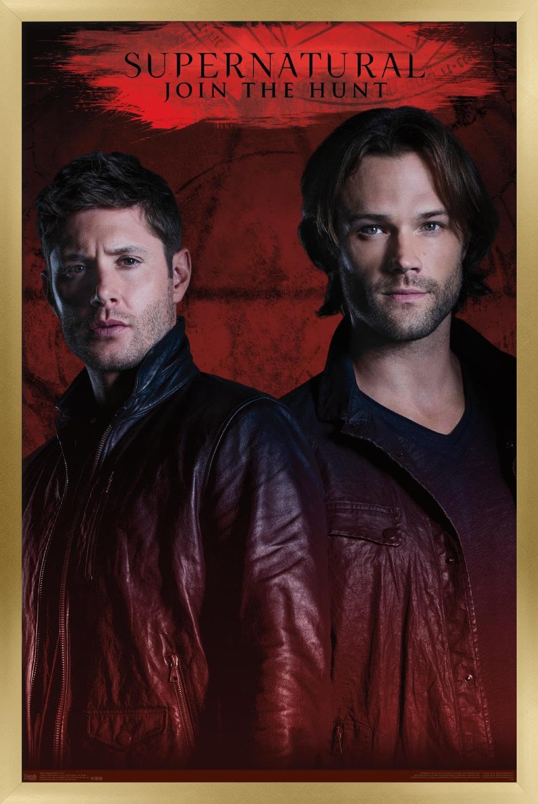 Supernatural TV Show Red Wall Poster - 14.725