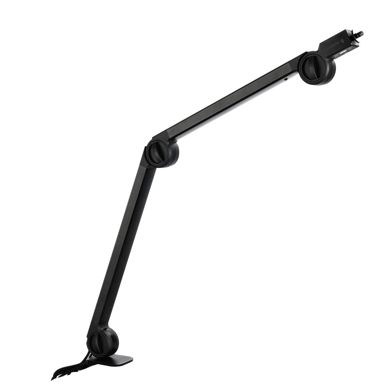 CHERRY MA 6.0 UNI Professional Microphone Arm Stand - Adjustable Boom Scissor Arm for Podcasting, Streaming, Gaming & Studio Recording (Black) - Perfect for Home Office, Voiceovers & Live Broadcasts