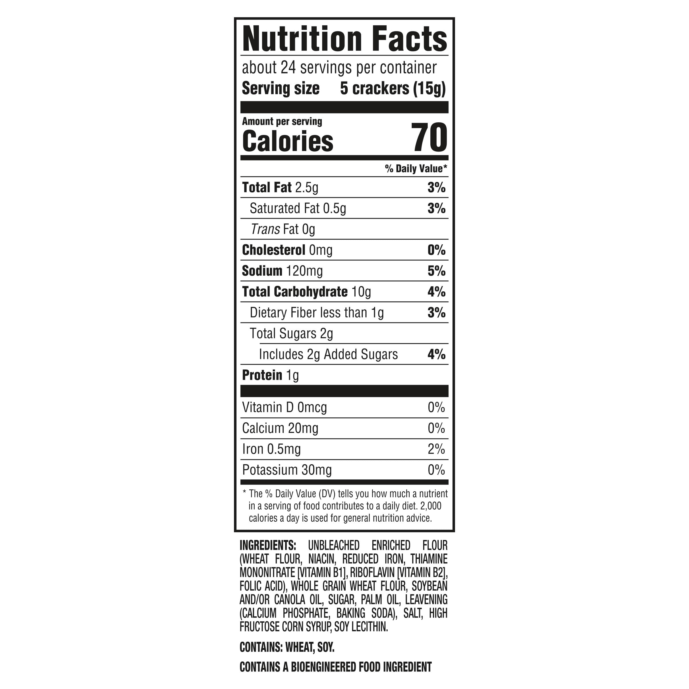 RITZ Whole Wheat Crackers - Healthy Snacks for Kids & Adults - Perfect for Lunch Boxes, School Snacks & Office Breaks - 12.9 oz Pack