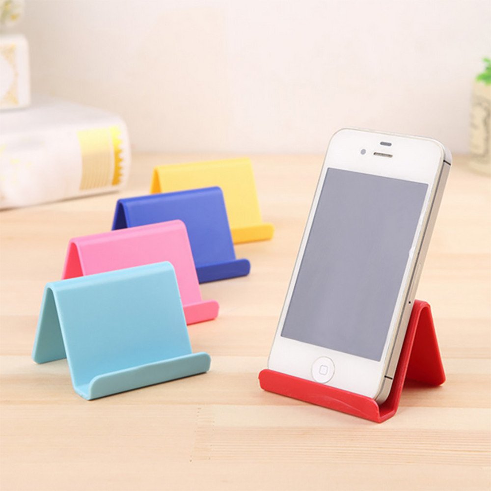 Portable Mini Candy Mobile Phone Holder - Adjustable Stand for Home, Office, and Car Use