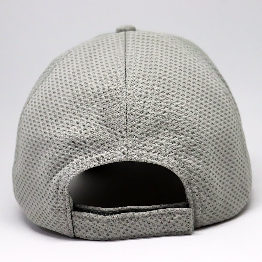 VT Shield Future Looks Bright Grey Performance Hat with Velcro Closure - Perfect for Running, Hiking & Outdoor Sports
