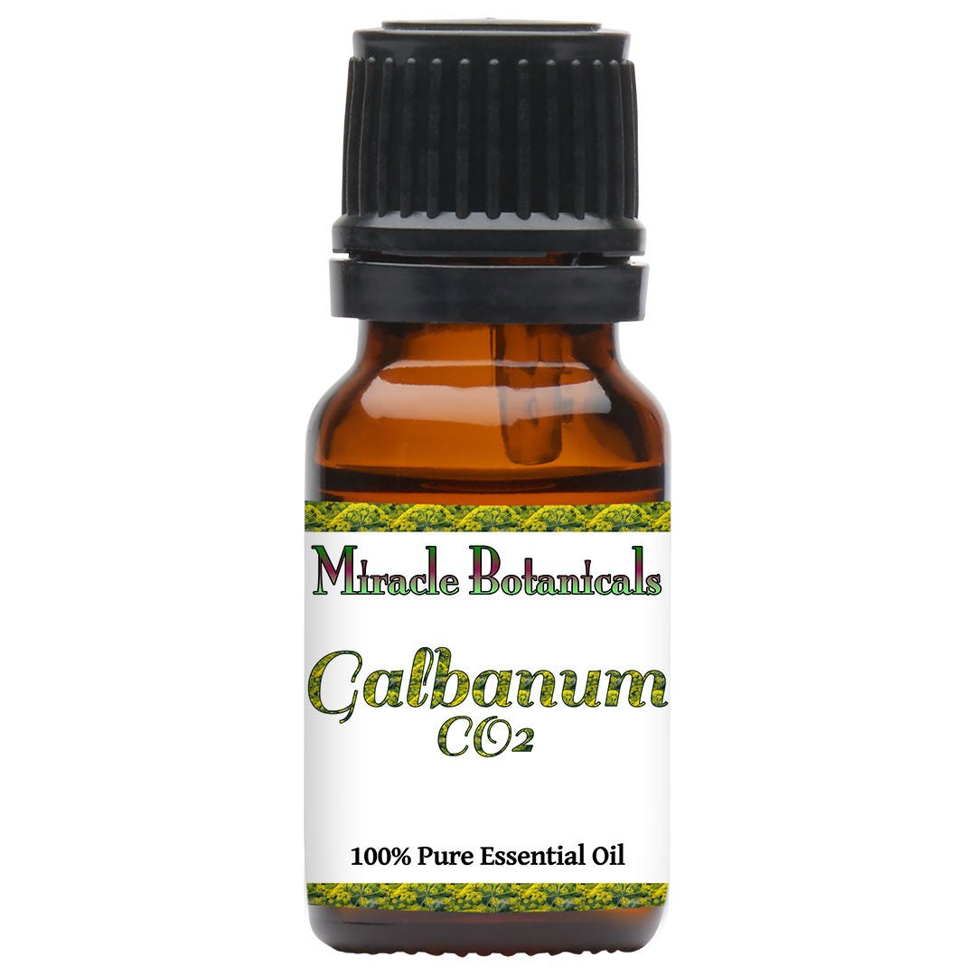Premium Galbanum Essential Oil - 100% Pure CO2 Extracted (Ferula Galbaniflua) for Aromatherapy, Massage & Natural Perfume Making