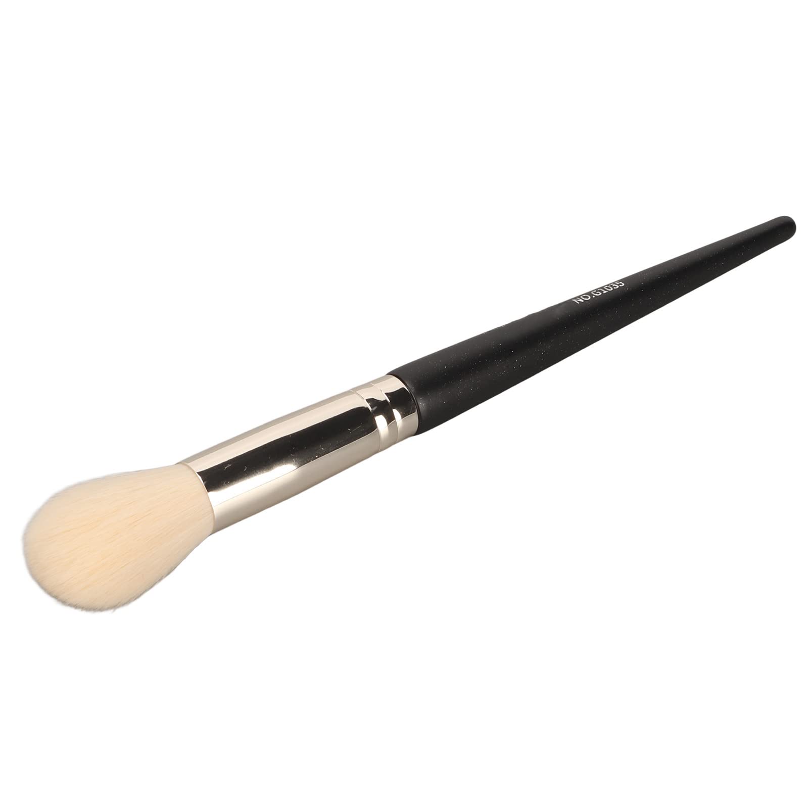 Premium Makeup Blush Brush - Soft Round Kabuki Brush for Loose & Pressed Powder, Foundation, and Bronzer | Dense Synthetic Bristles, Lint-Free | Perfect for Travel, Everyday Makeup, and Professional Use