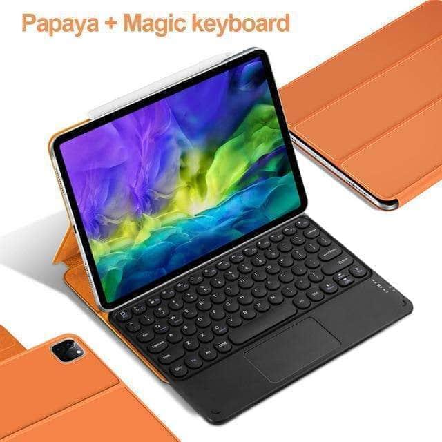Magnetic Bluetooth Keyboard Case for iPad Air 5 (2022) - Slim Protective Cover with Backlit Keys | Perfect for Work, Travel & Home Office Use