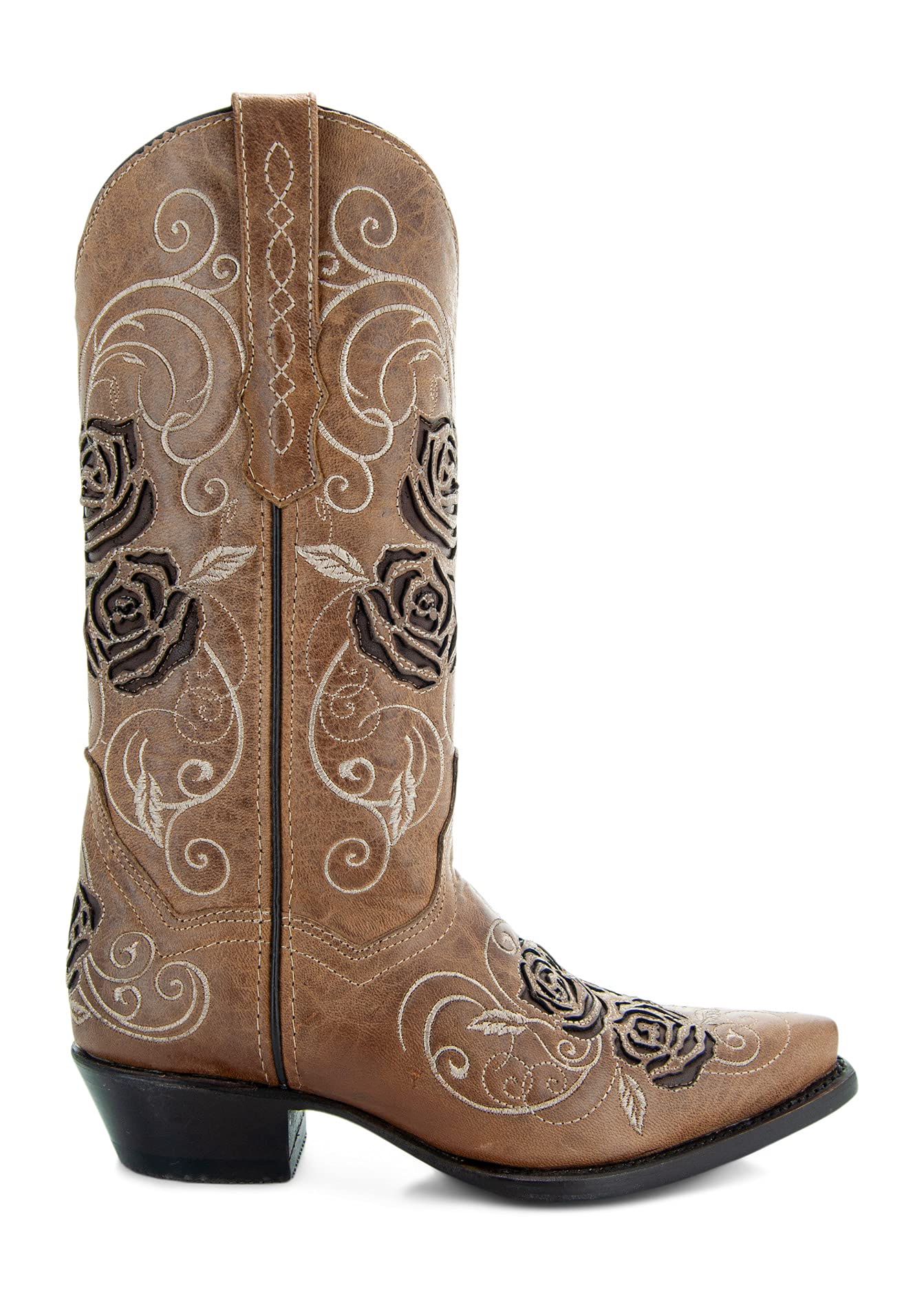 Soto Boots Turquoise Rose Country Cowgirl Boots for Women - Western Style Ankle Boots M50032 | Perfect for Rodeo, Line Dancing & Country Fashion