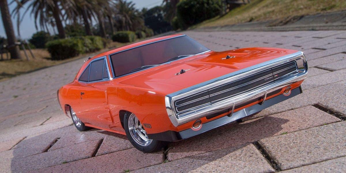 Kyosho 34417T1 Fazer Mk2 1970 Dodge Charger Hemi Orange RC Car - High-Speed Drifting & Off-Road Racing for Hobbyists & Collectors