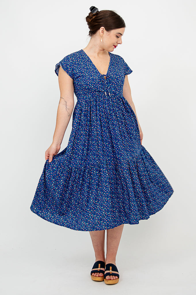 Julie Dress - Elegant Women's Floral Summer Dress | Perfect for Casual Outings, Parties & Date Nights