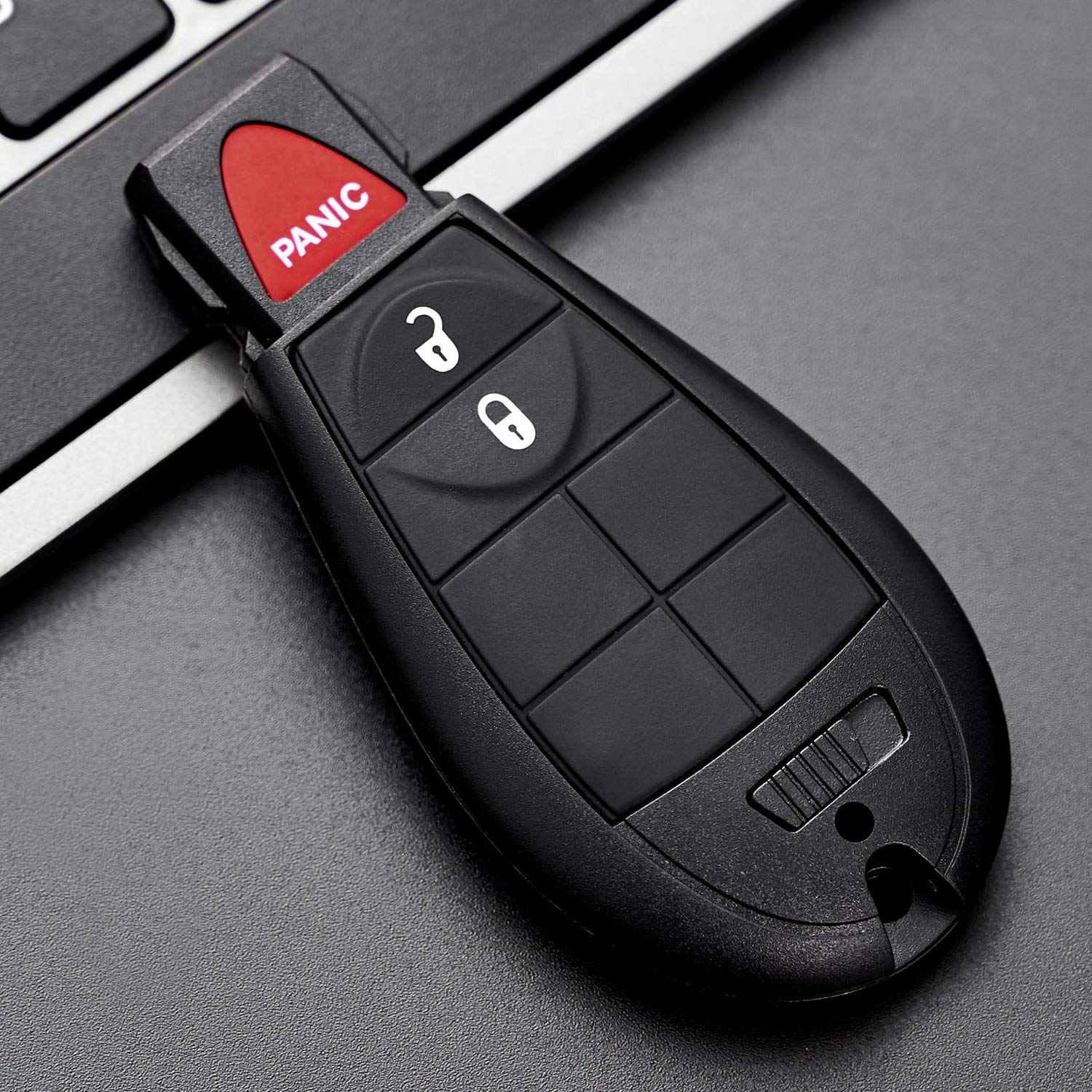 Replacement Key Fob for Dodge Grand Caravan 2008-2012, Challenger, Charger, Durango & Ram - 3 Button Remote Keyless Entry (M3N5WY783X 433MHz) - Perfect for Lost or Damaged Car Keys, Easy Programming & Everyday Use
