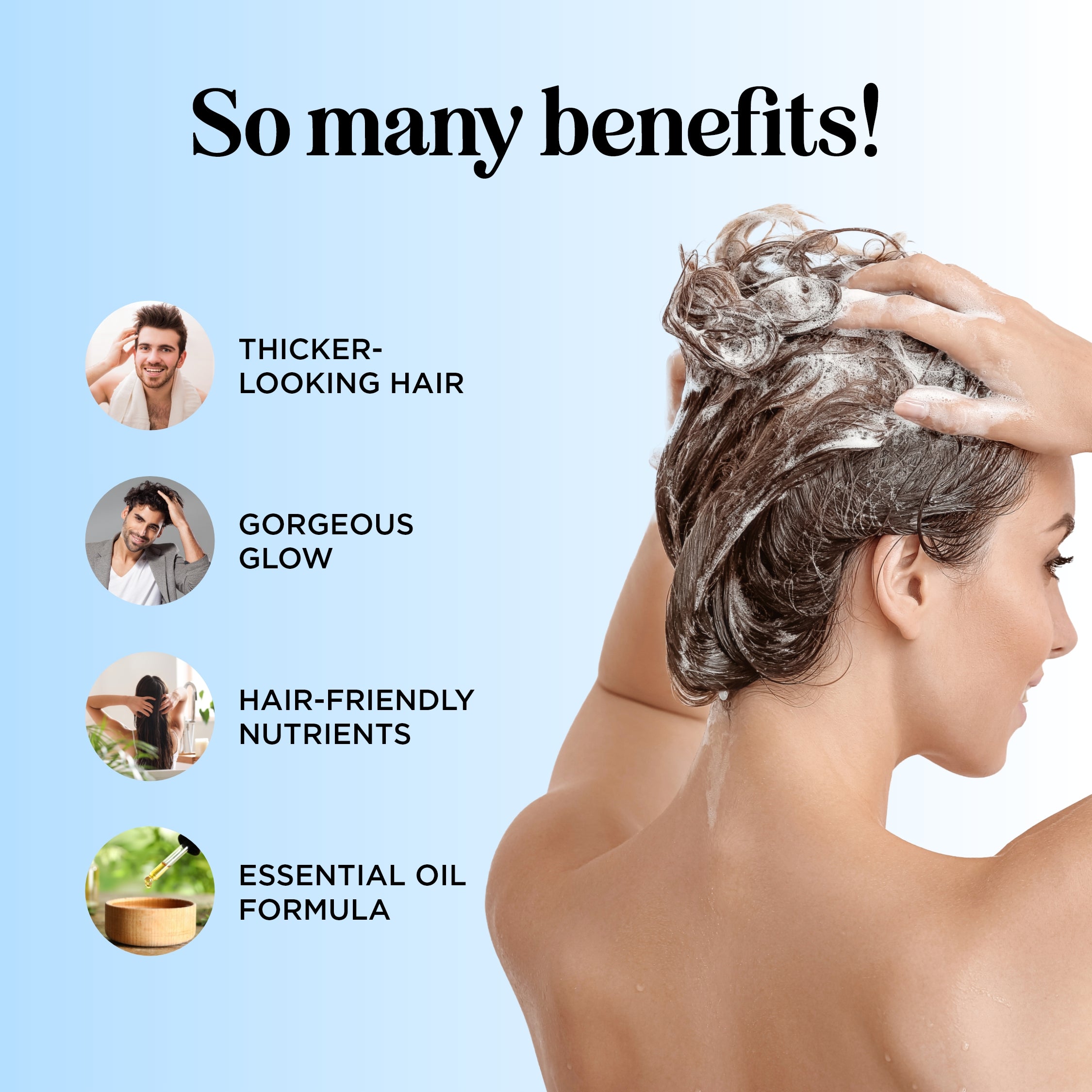Best Biotin Shampoo for Hair Growth & Thickness - Strengthens & Nourishes Hair - Ideal for Thinning Hair & Scalp Care - Perfect for Daily Use & Hair Regrowth