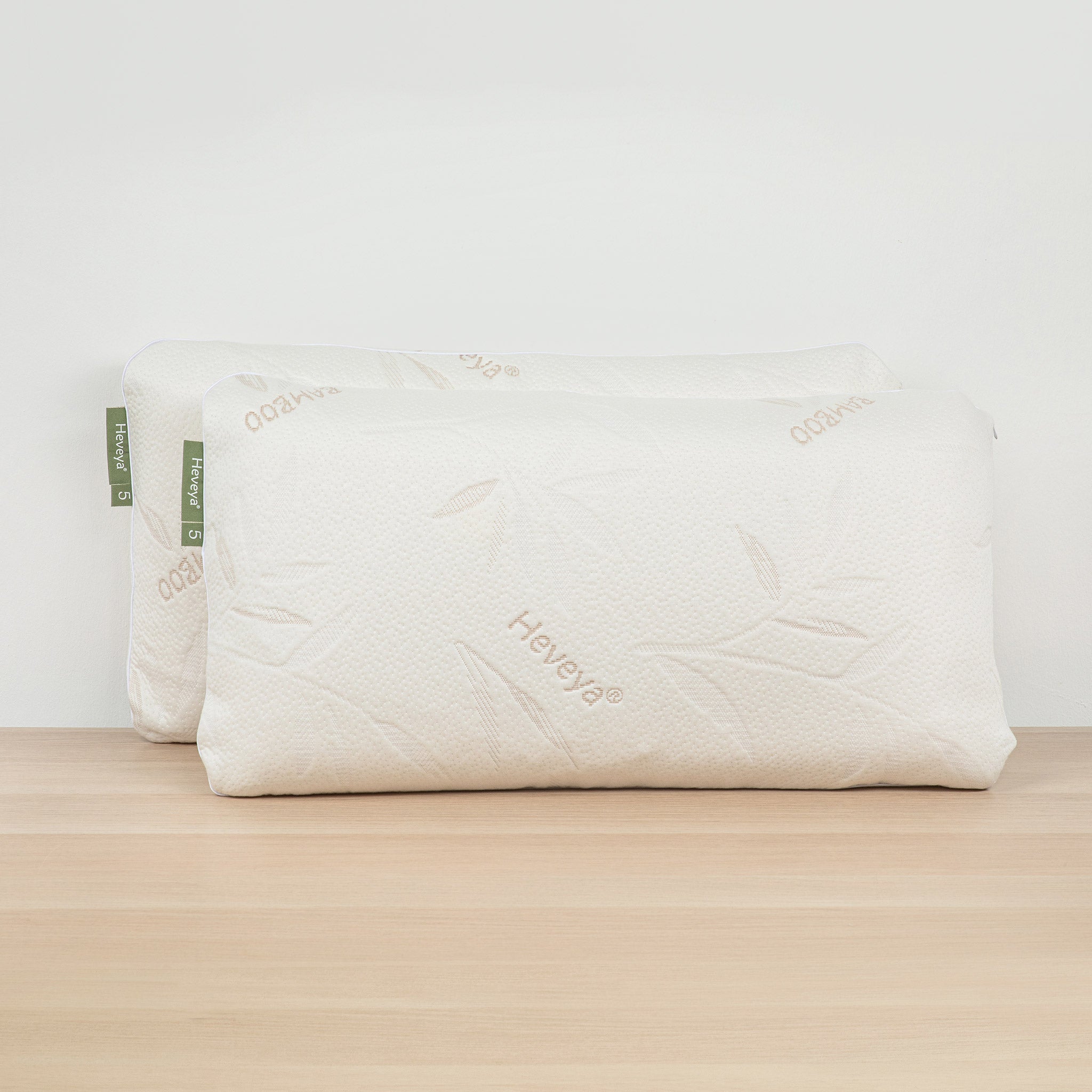 Heveya® Natural Organic Latex Pillow - Hypoallergenic & Breathable for Side, Back & Stomach Sleepers - Perfect for Allergy Relief & Neck Support
