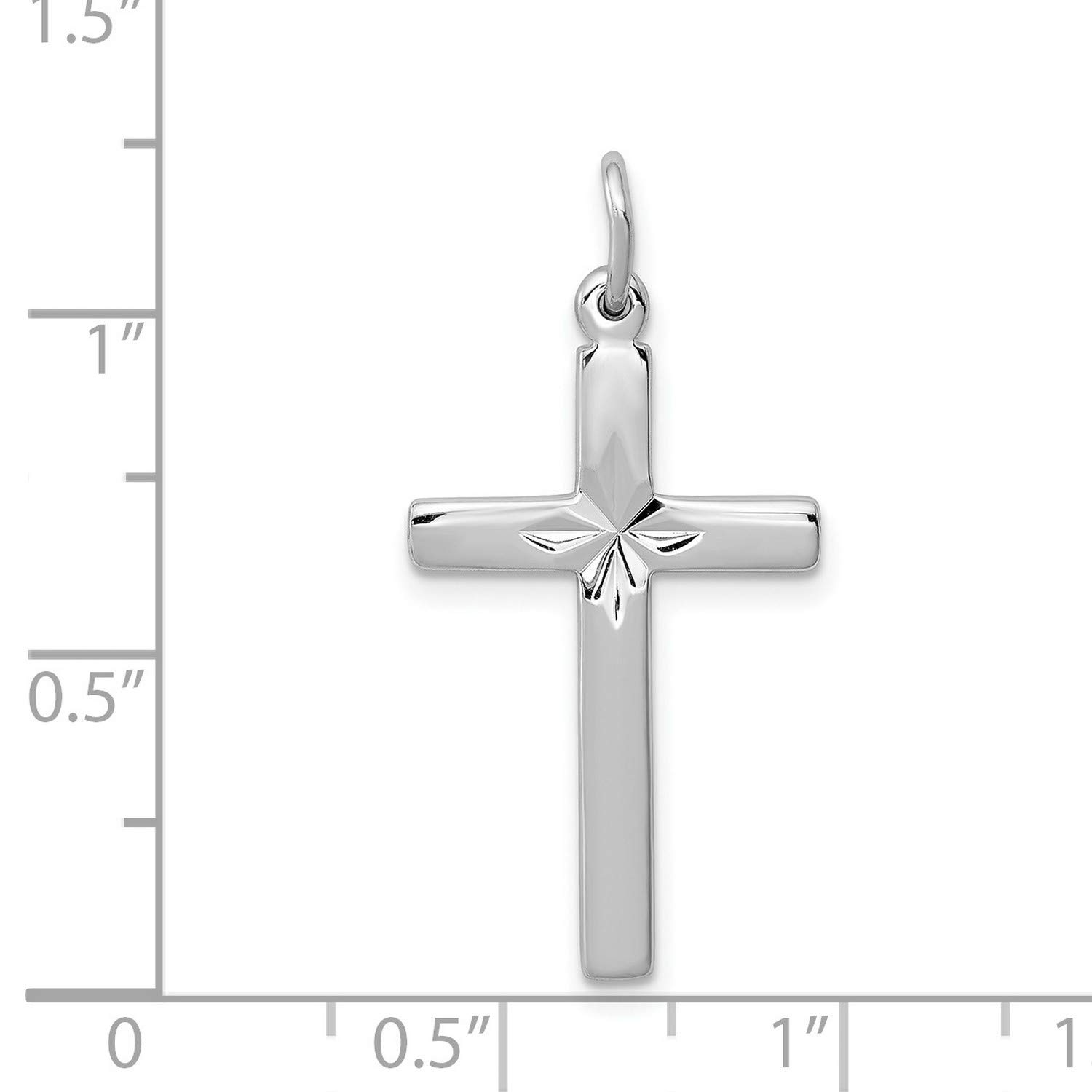 925 Sterling Silver Cross Pendant Necklace for Women & Men - Religious Jewelry Gift for Baptism, Confirmation & Everyday Wear