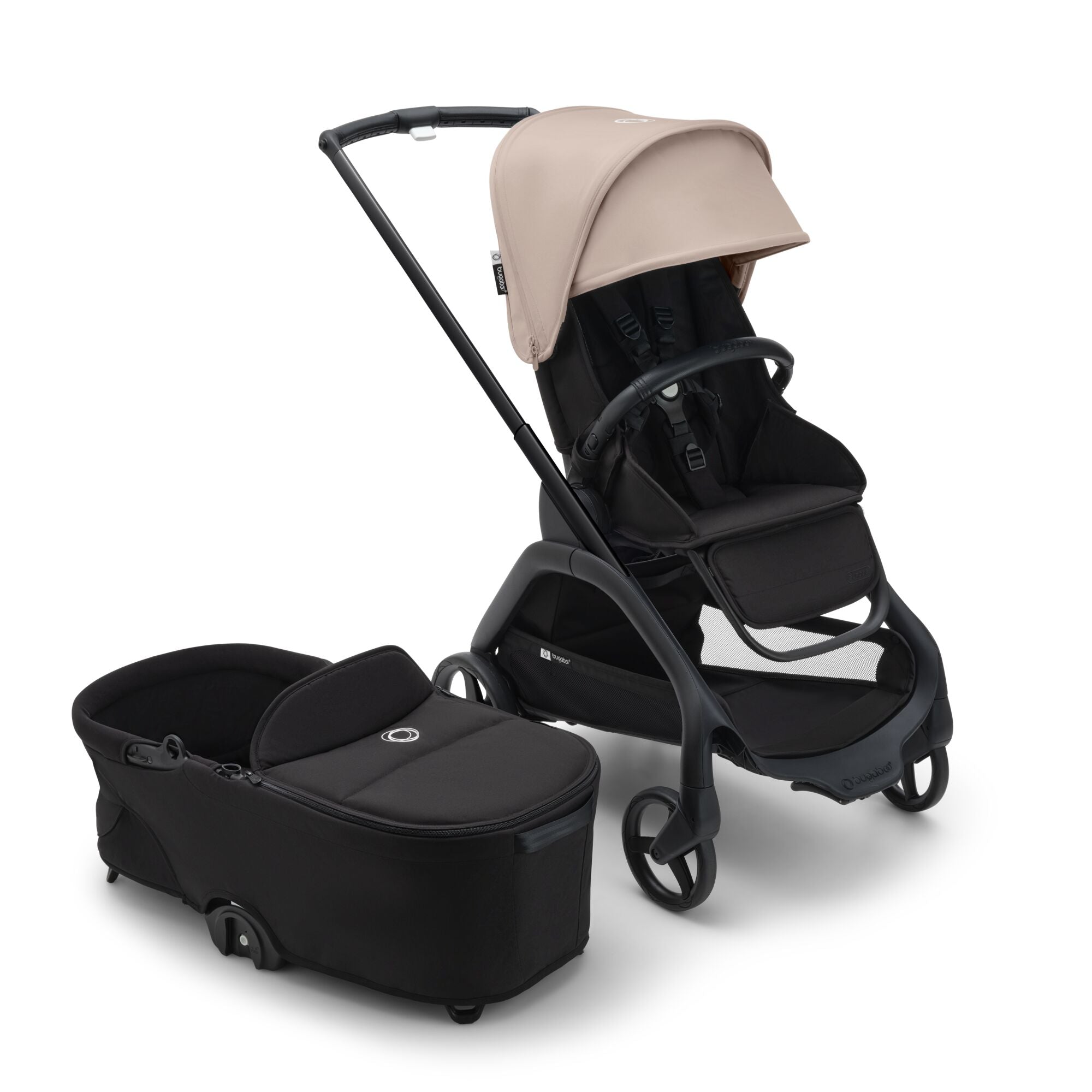 Bugaboo Dragonfly Complete Stroller with Seat & Bassinet - Lightweight Travel System for Newborns & Toddlers - Perfect for City Walks, Shopping & Air Travel