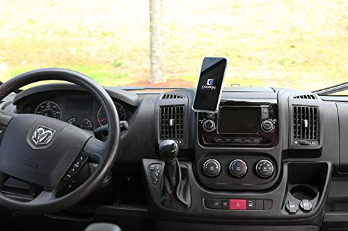 Course Motorsports DirectFit Phone Mount - Magnetic & Wireless Charging for Dodge Ram Promaster 2014-2021 | Universal Smartphone Holder | Perfect for GPS Navigation & Hands-Free Driving