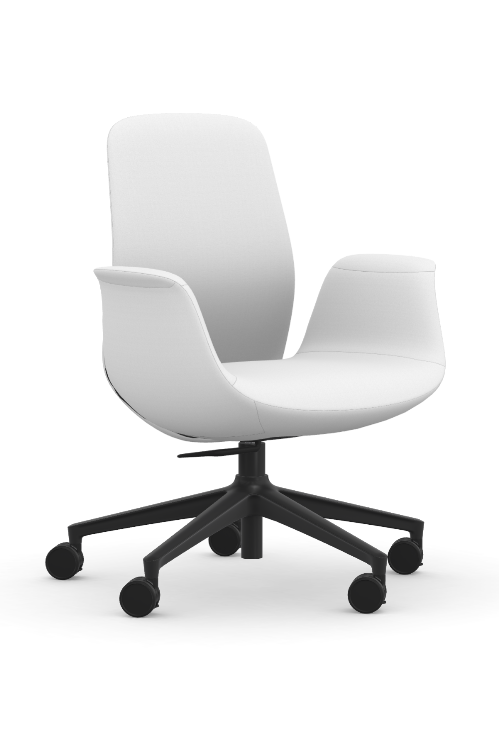 9 To 5 Ellie Task Chair 9360 - Ergonomic Office Chair with Adjustable Height & Lumbar Support for Home & Business Workspaces