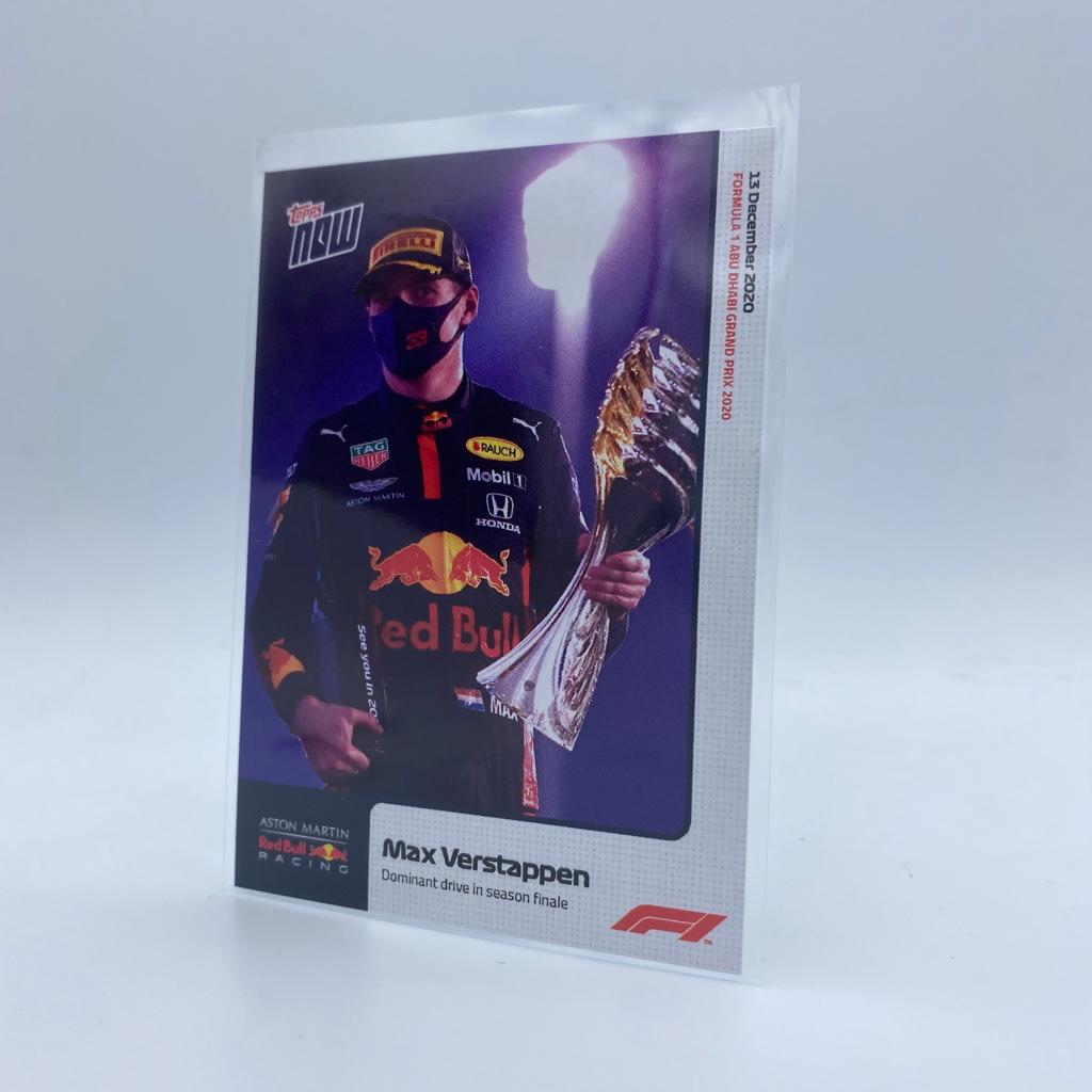 Max Verstappen #23 Topps Now 2020 F1 Championship Card - Collectible Racing Memorabilia for Fans & Sports Card Enthusiasts | Perfect for Display, Trading, and Investment