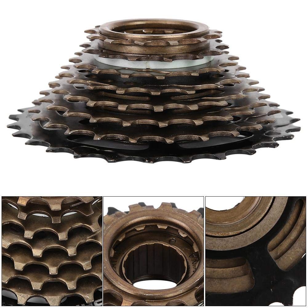 6 Speed 14T-28T Bicycle Freewheel Cassette - Bike Multiple Speed Teeth Cassette Replacement for Road & Mountain Bikes - Perfect for Cycling, Commuting & Gear Upgrades