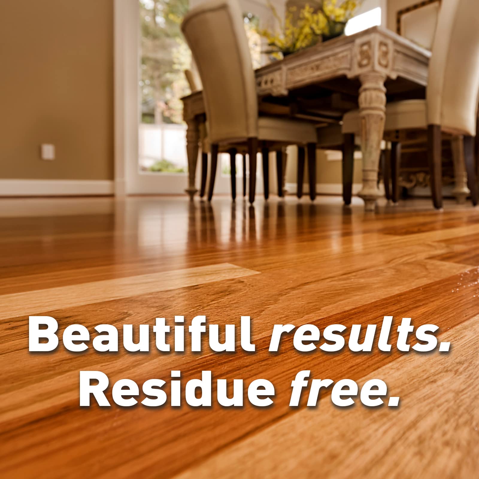 Premium Hardwood Floor Cleaner Concentrate - Squeaky Cleaner by Basic Coatings | No Residue Formula | Removes Tough Dirt, Grease & Stains | 1 Gallon | Safe for Home, Office, Gym & Commercial Use | Ideal for High-Traffic Areas & Pet-Friendly Spaces