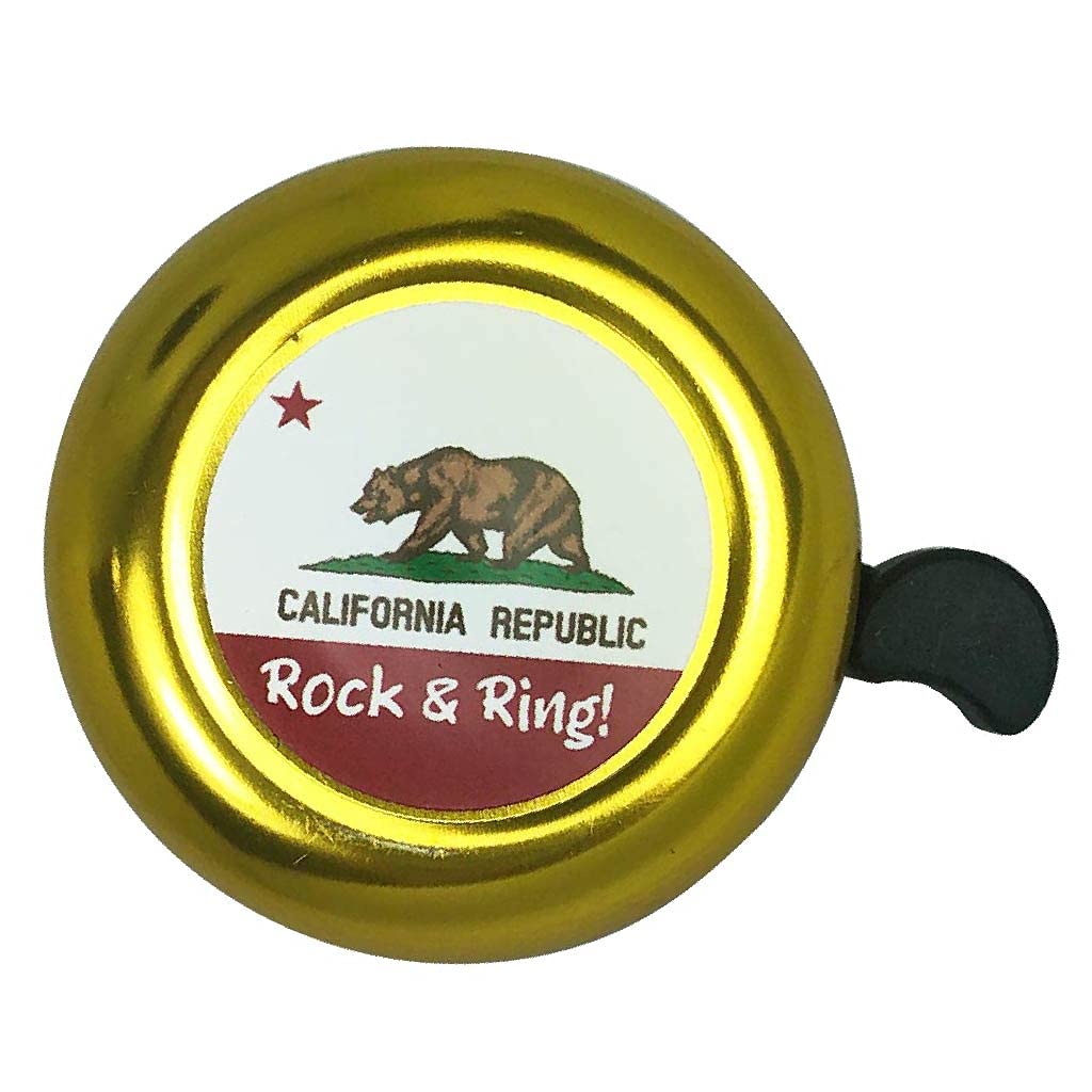 Premium Bike Bell for Adults & Kids - Durable Mountain, City, Road & Beach Cruiser Bicycles - Black, Blue, Red, Gold, Silver, Purple - Ideal for USA Cycling in Texas, New York & California - Perfect for Commuting, Family Rides & Outdoor Adventures