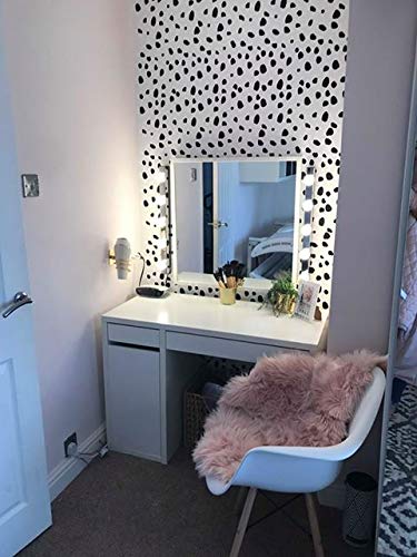 Dalmatian Spots Pattern Stencil - Reusable Mylar Stencil for Walls, Floors, Fabrics & Furniture - Perfect for DIY Home Decor, Kids Rooms, and Pet-Themed Projects
