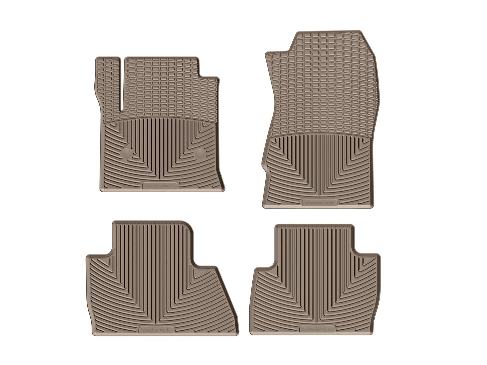 WeatherTech All-Weather Floor Mats for Cadillac Escalade, Chevy Suburban, GMC Yukon - Premium Car Floor Liners (1st & 2nd Row) - Perfect for SUVs, Trucks & Family Vehicles - Tan Color (W309TN-W324TN) | Durable Protection Against Mud, Snow & Spills