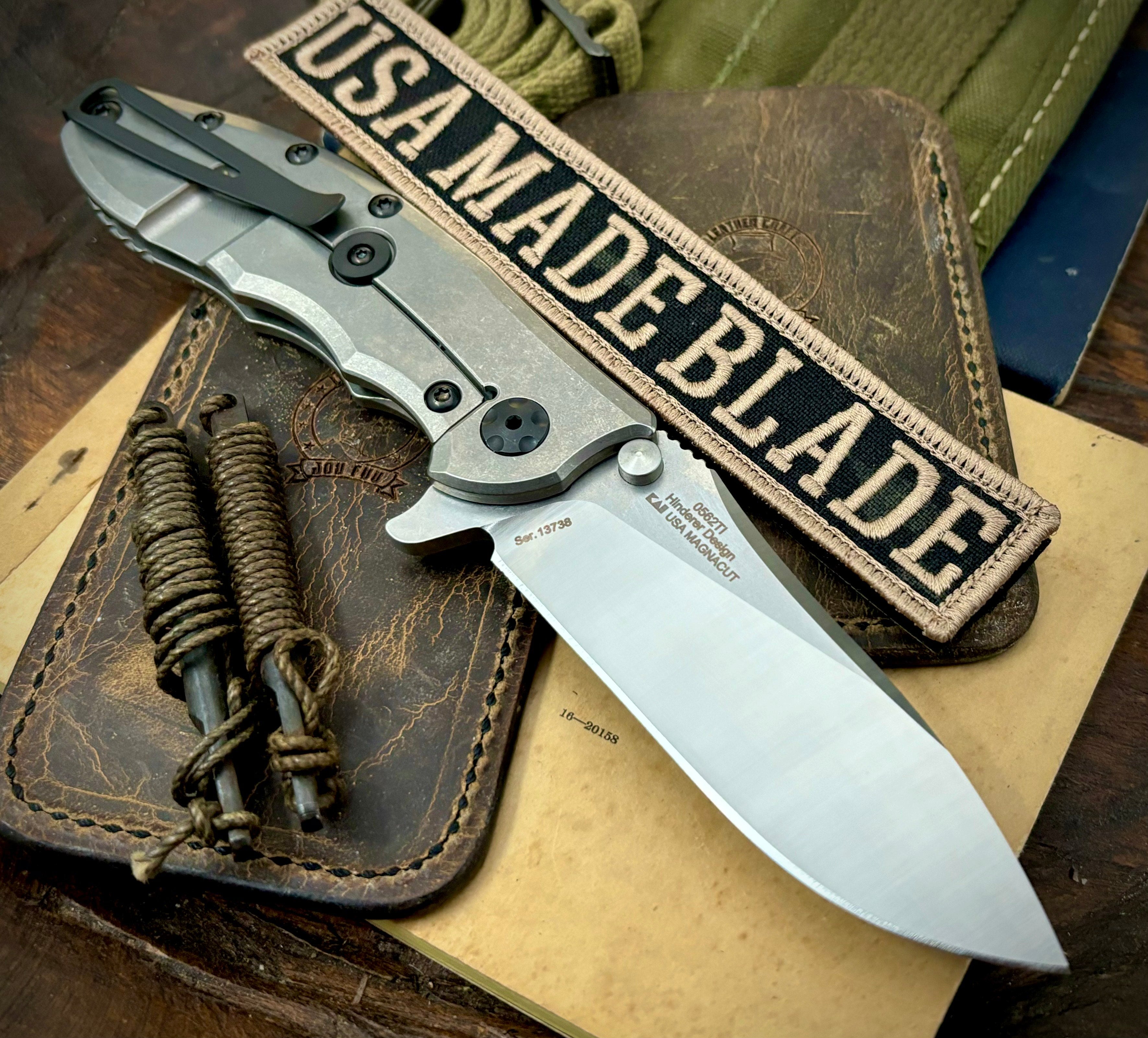 Zero Tolerance ZT0562TI Folding Knife - Full Titanium Handles, MagnaCut Steel Blade - EDC, Outdoor, Camping, Survival Gear