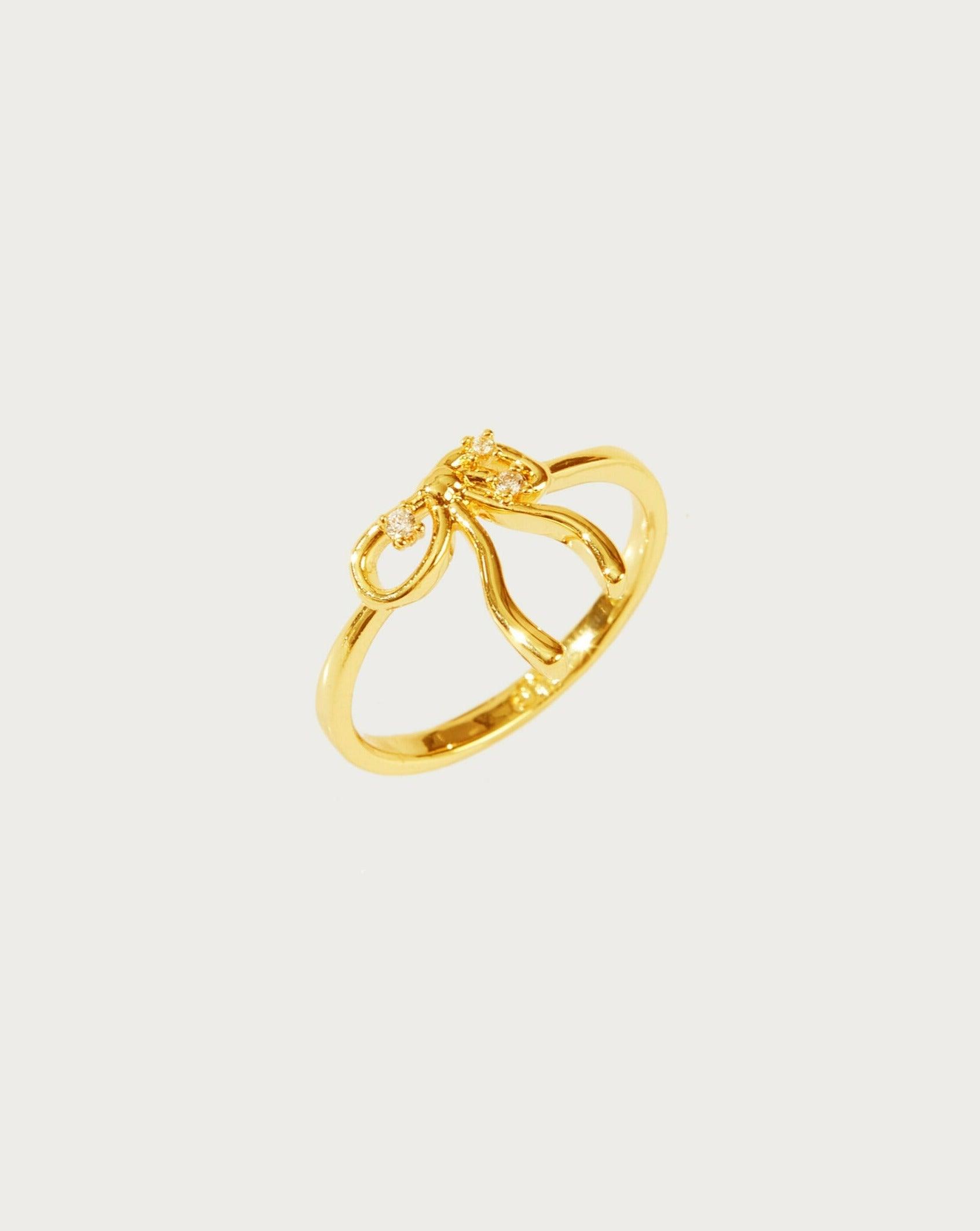 Miffy Gold Ring - Cute Bunny Jewelry for Women, Girls - Perfect Gift for Birthday, Anniversary & Valentine's Day