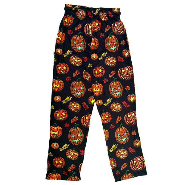 **Youth & Adult Jack O' Flow Lounge Pants - Soft & Comfortable Halloween Pajama Pants for Women & Men - Perfect for Halloween Costumes, Sleepwear & Cozy Loungewear**