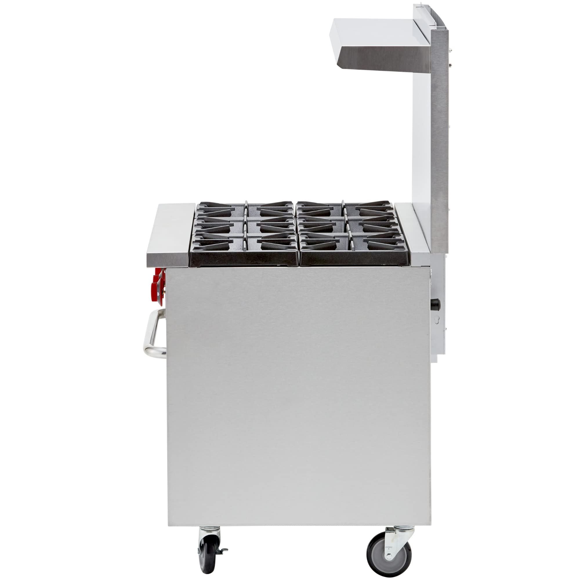 IR-6B 36-Inch Six Burner Commercial Gas Range with Oven - 210,000 BTU Stainless Steel Restaurant Stove - ETL Certified for Professional Kitchens & Catering Businesses
