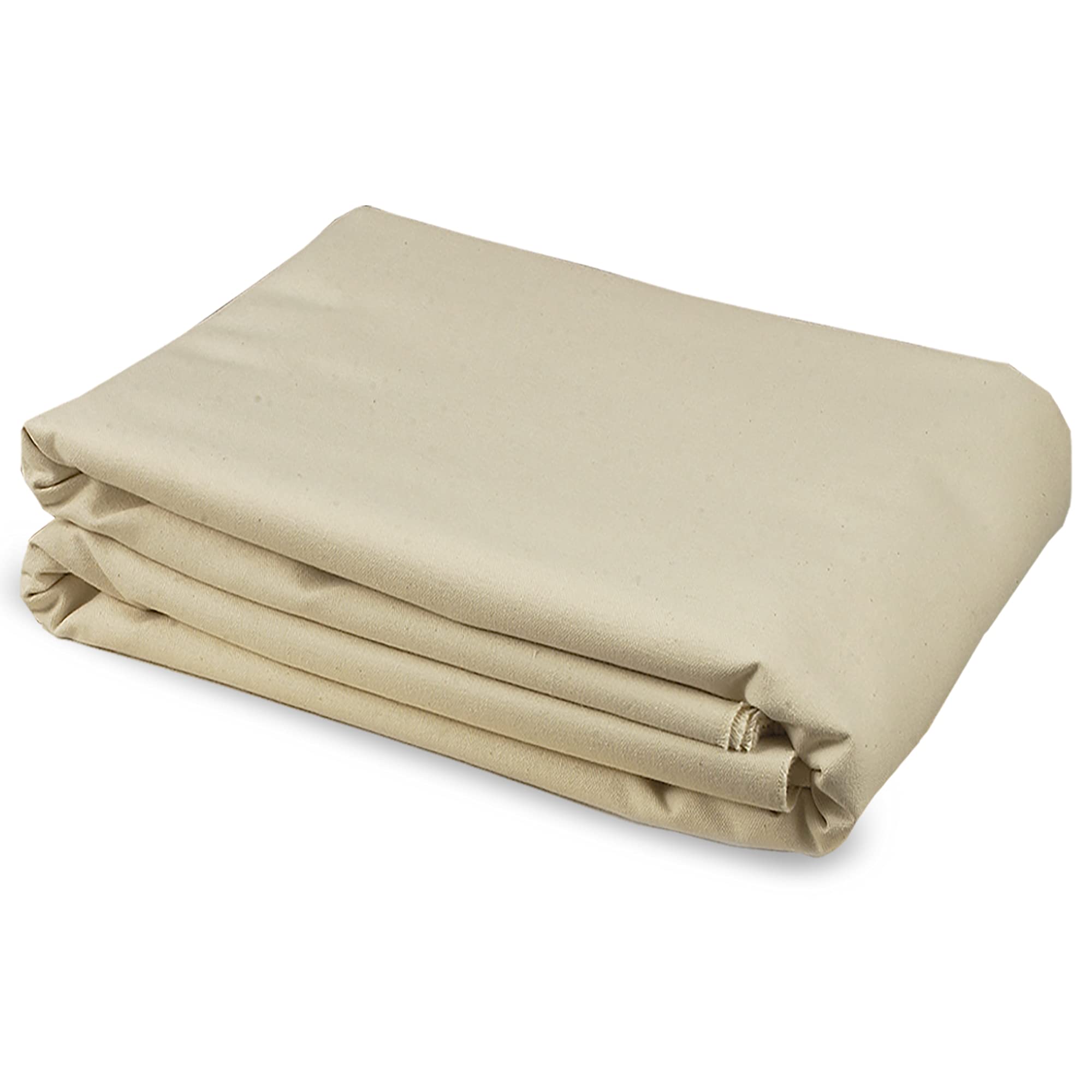 Premium Unprimed Cotton Duck Canvas Blankets for Artists - 12oz Heavyweight Blank Canvas for Oil & Acrylic Painting, Sketching & DIY Projects - 96