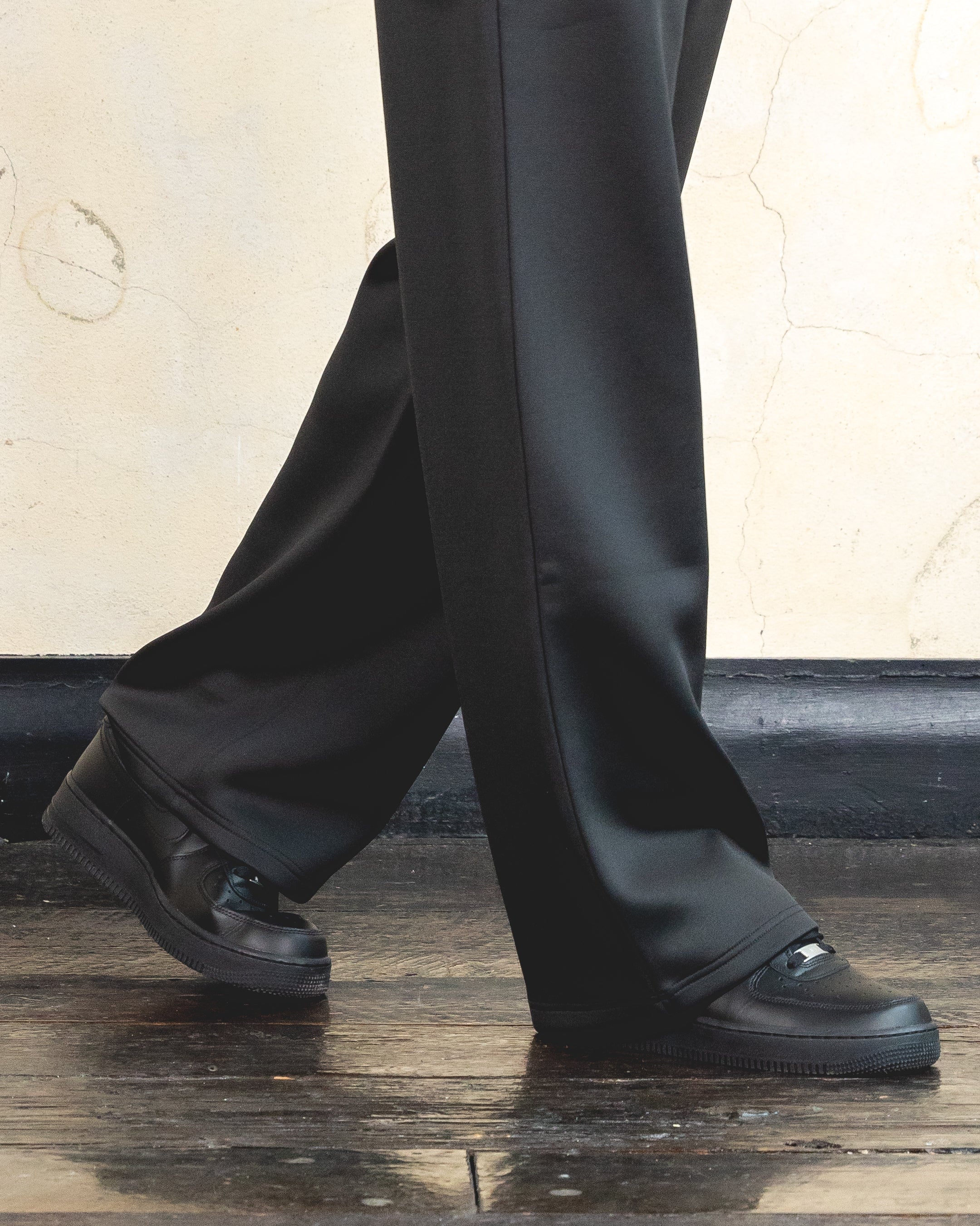404 Wide Leg Track Pants for Women - High Waisted Comfortable Athletic Joggers - Perfect for Yoga, Running & Lounge Wear (Black)