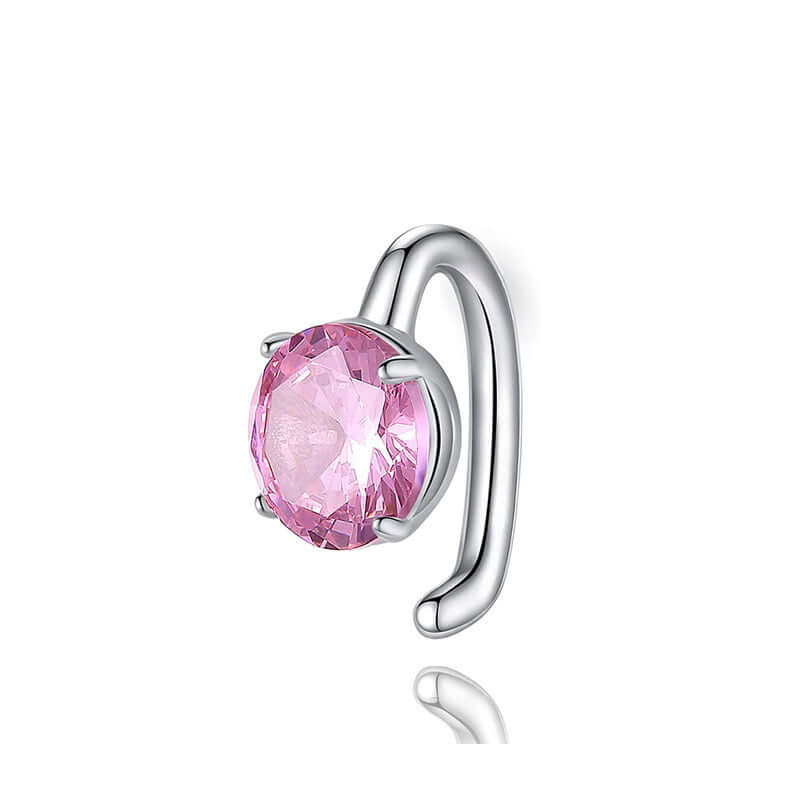 CZ Implant Grade Hinged Hoop Belly Button Rings | Surgical Steel Navel Piercing Jewelry | Q2886 | Perfect for Everyday Wear, Gym & Beach Fashion